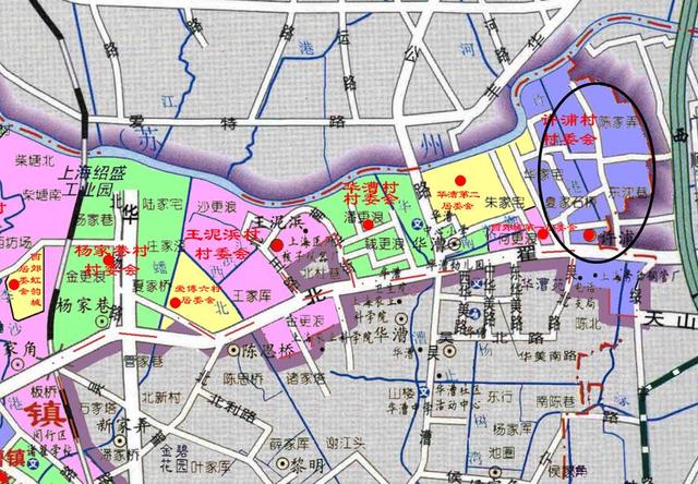 上海虹橋商務(wù)區(qū)北部的許浦村：大部分要動遷，成為綠化為主的地區(qū)